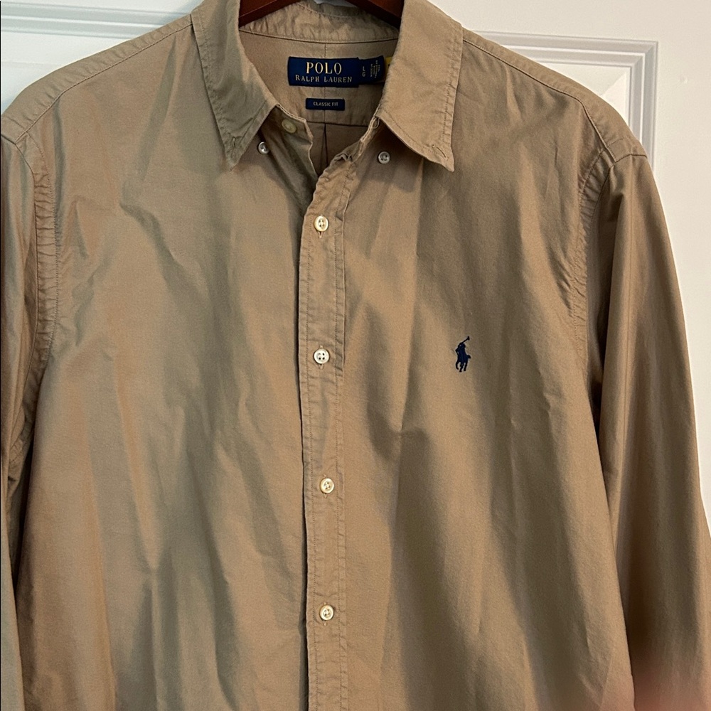 Polo by Ralph Lauren Men's Casual Brown Shirt